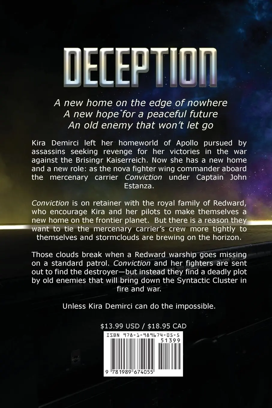 Rückseite: 9781989674055 | Deception | Glynn Stewart | Taschenbuch | Englisch | 2020