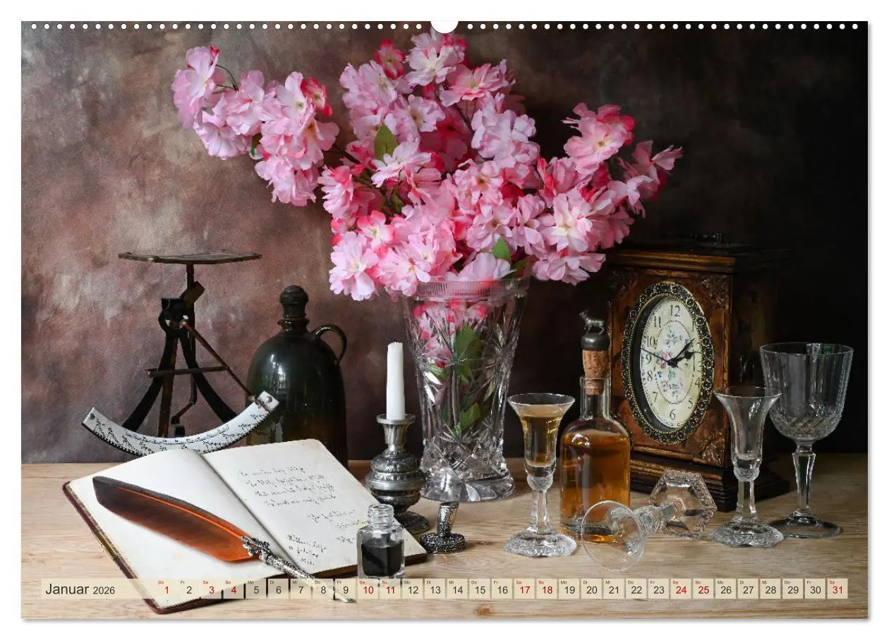 Bild: 9783457364055 | Stillleben Alte Meister (Wandkalender 2026 DIN A2 quer), CALVENDO...