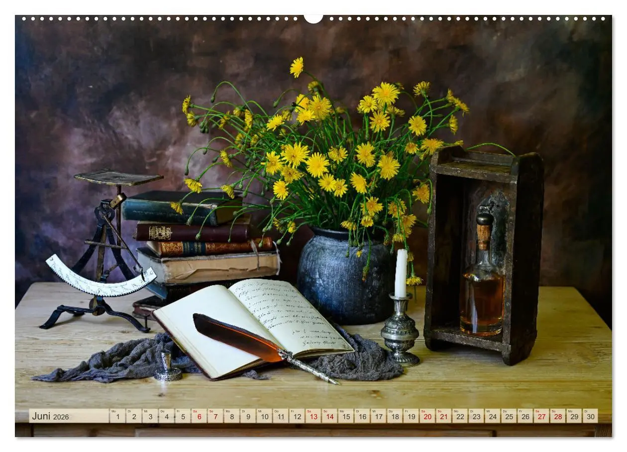 Bild: 9783457364055 | Stillleben Alte Meister (Wandkalender 2026 DIN A2 quer), CALVENDO...