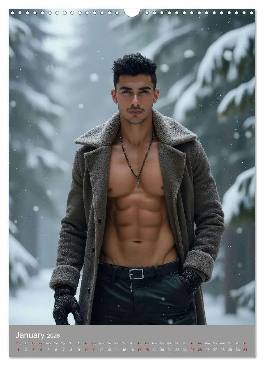 Bild: 9783516524055 | Masculine allure (Wall Calendar 2026 DIN A3 portrait), CALVENDO 12...