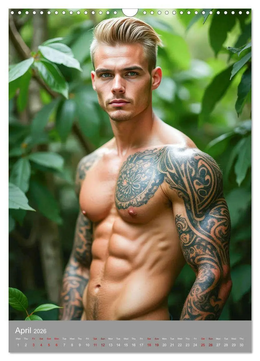 Bild: 9783516524055 | Masculine allure (Wall Calendar 2026 DIN A3 portrait), CALVENDO 12...