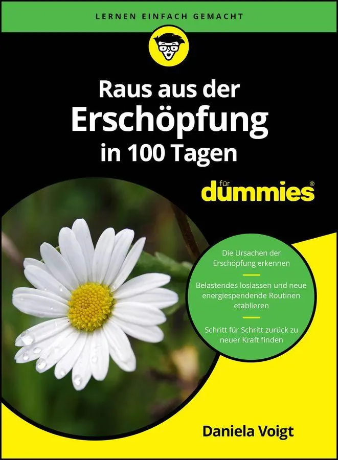 Cover: 9783527724055 | Raus aus der Erschöpfung in 100 Tagen für Dummies | Daniela Voigt
