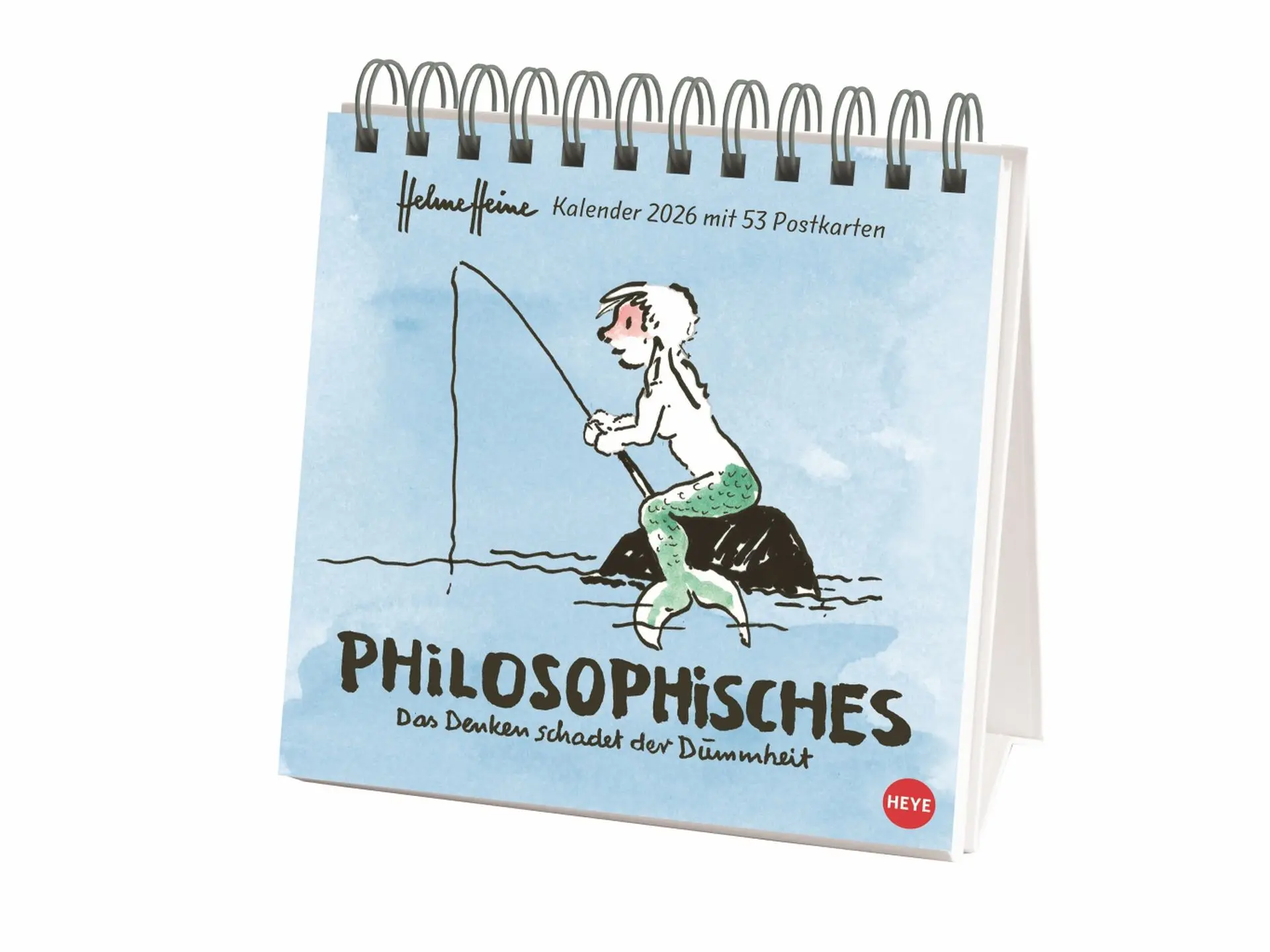 Cover: 9783756414055 | Helme Heine: Philosophisches Premium-Postkartenkalender 2026 | Heine