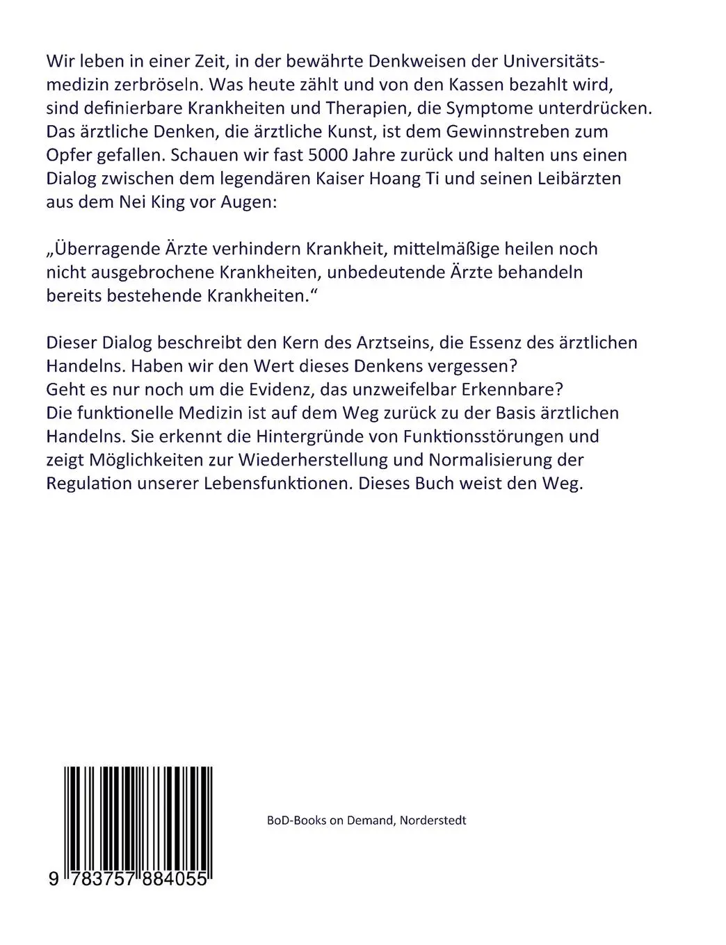 Rückseite: 9783757884055 | Funktionelle Medizin und Regulationstherapie | Winfried Weber | Buch