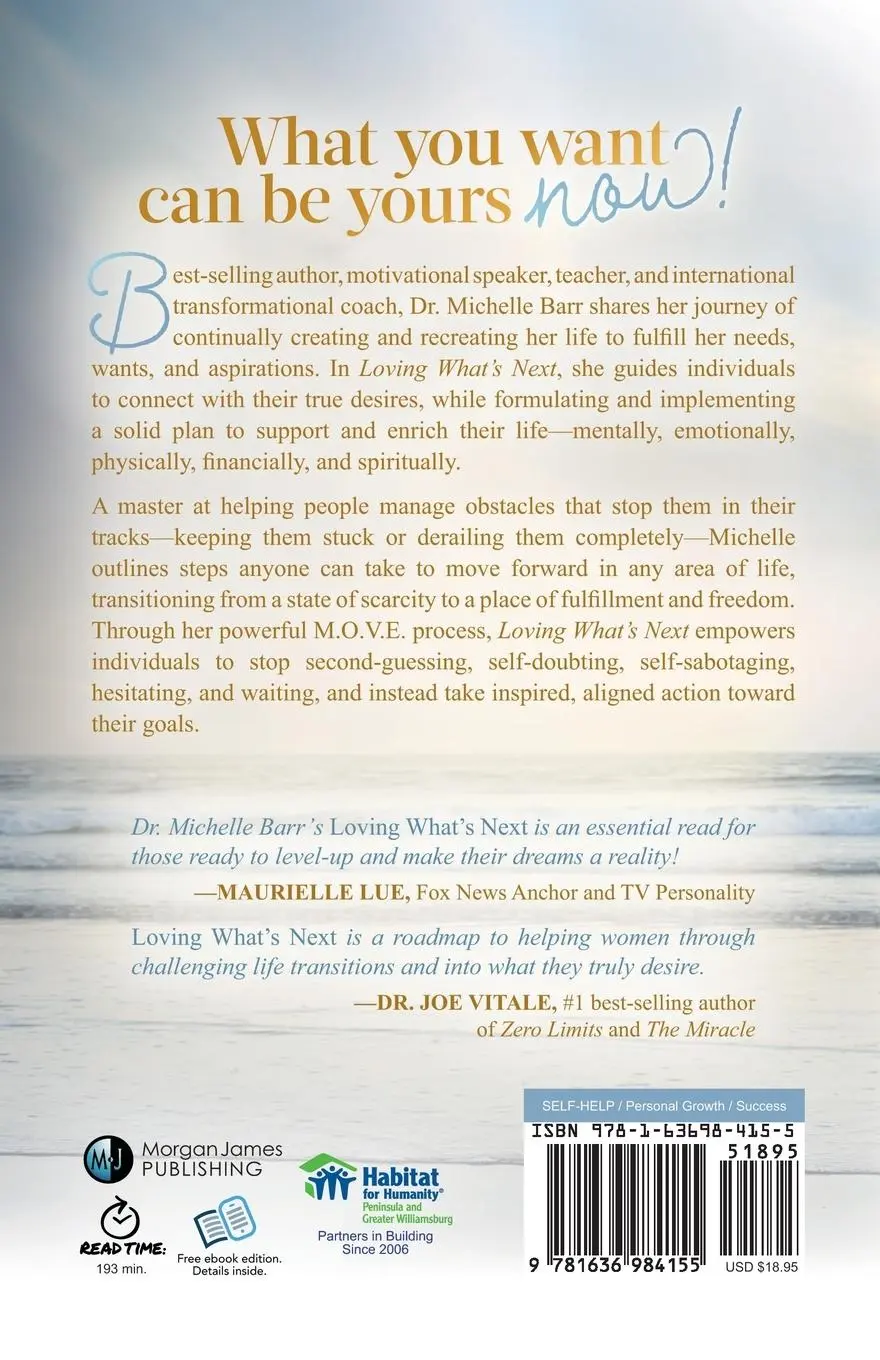 Rückseite: 9781636984155 | Loving What's Next | What You Want Can Be Yours Now! | Michelle Barr