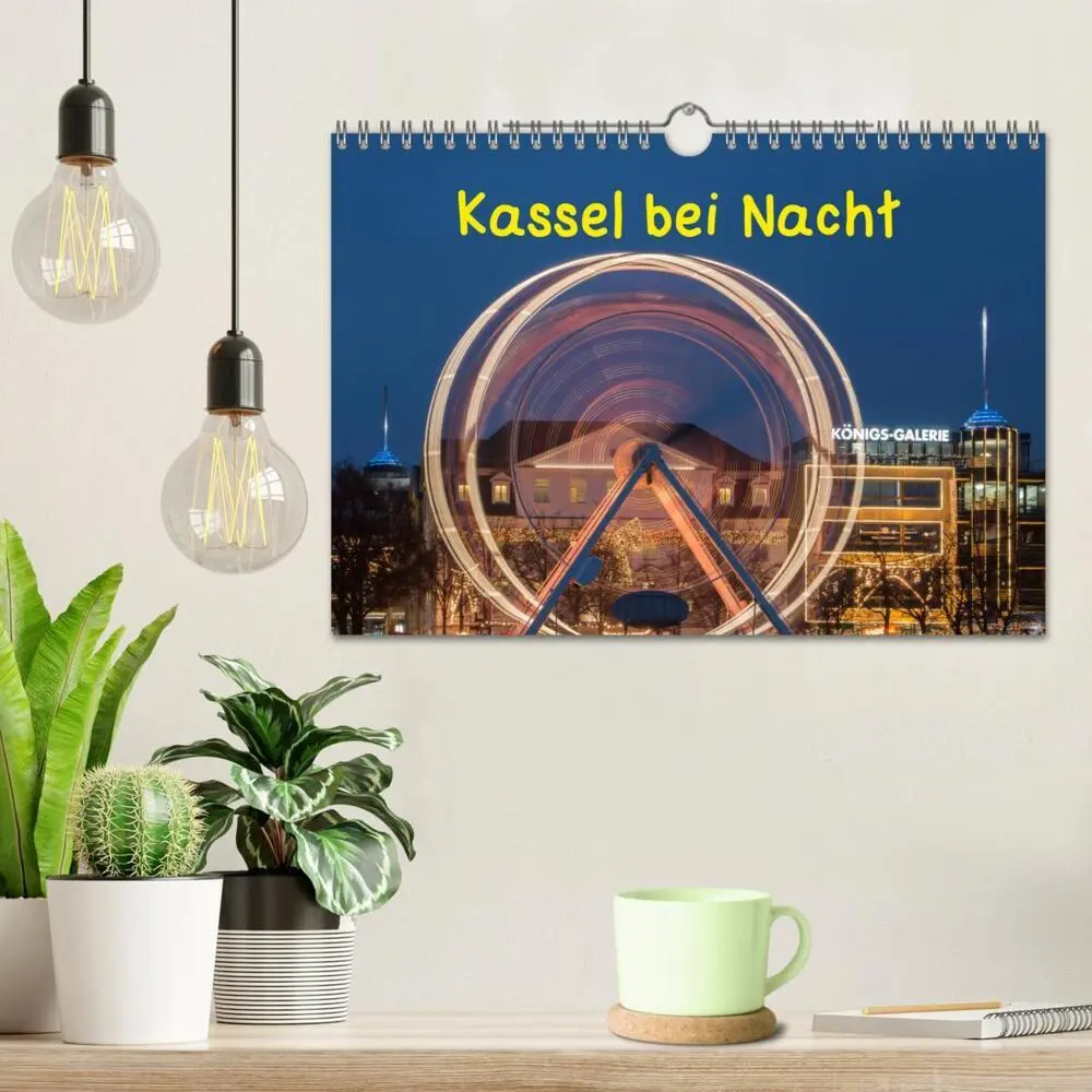 Bild: 9783435264155 | Kassel bei Nacht (Wandkalender 2025 DIN A4 quer), CALVENDO...