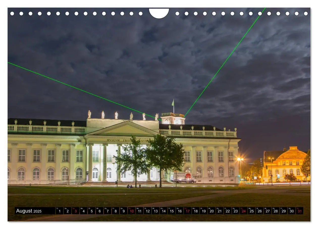Bild: 9783435264155 | Kassel bei Nacht (Wandkalender 2025 DIN A4 quer), CALVENDO...