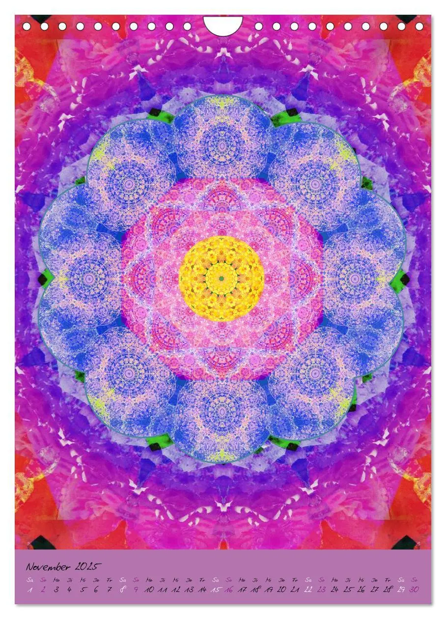Bild: 9783457044155 | BLUMEN MANDALAS (Wandkalender 2025 DIN A4 hoch), CALVENDO...