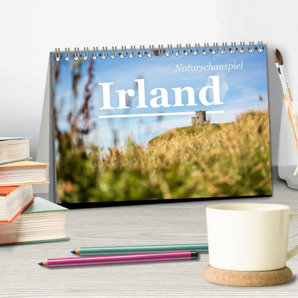 Bild: 9783457804155 | Naturschauspiel Irland (Tischkalender 2026 DIN A5 quer), CALVENDO...