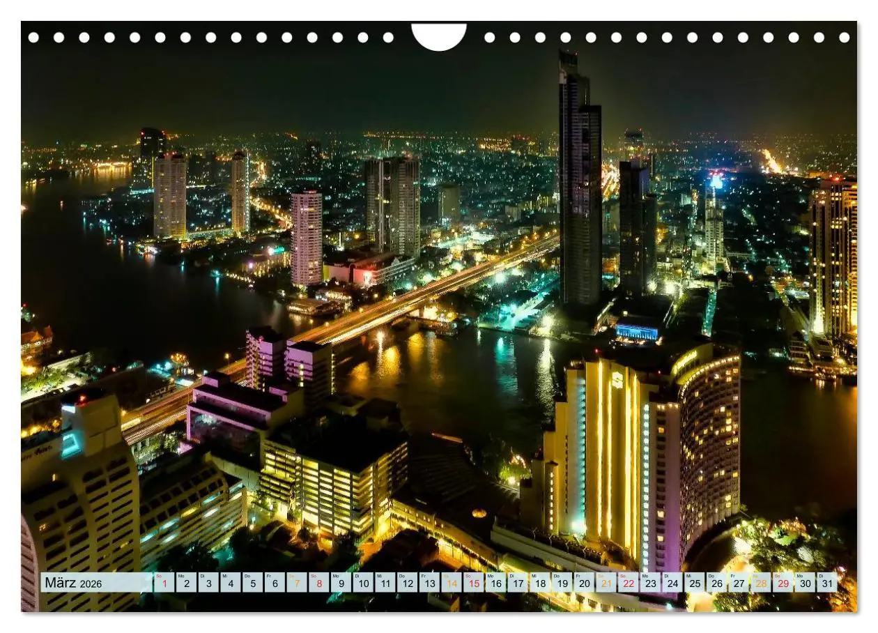 Bild: 9783457974155 | Bangkok - Königreich Thailand (Wandkalender 2026 DIN A4 quer),...