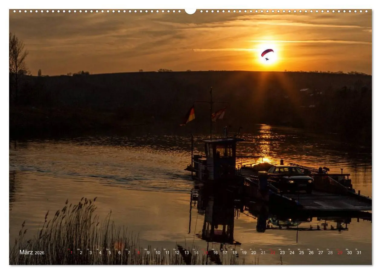 Bild: 9783516064155 | Unterfranken bei Nacht (Wandkalender 2026 DIN A2 quer), CALVENDO...