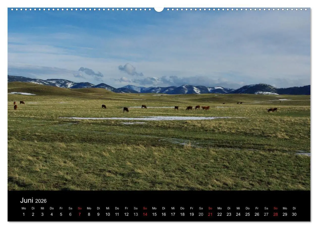 Bild: 9783516204155 | Montana! (hochwertiger Premium Wandkalender 2026 DIN A2 quer),...