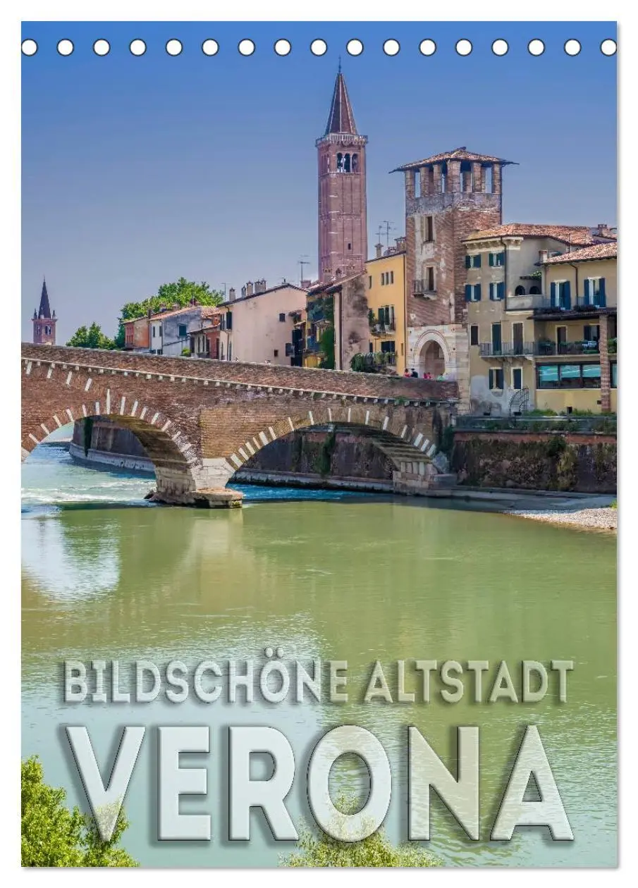 Cover: 9783516444155 | VERONA Bildschöne Altstadt (Tischkalender 2026 DIN A5 hoch),...