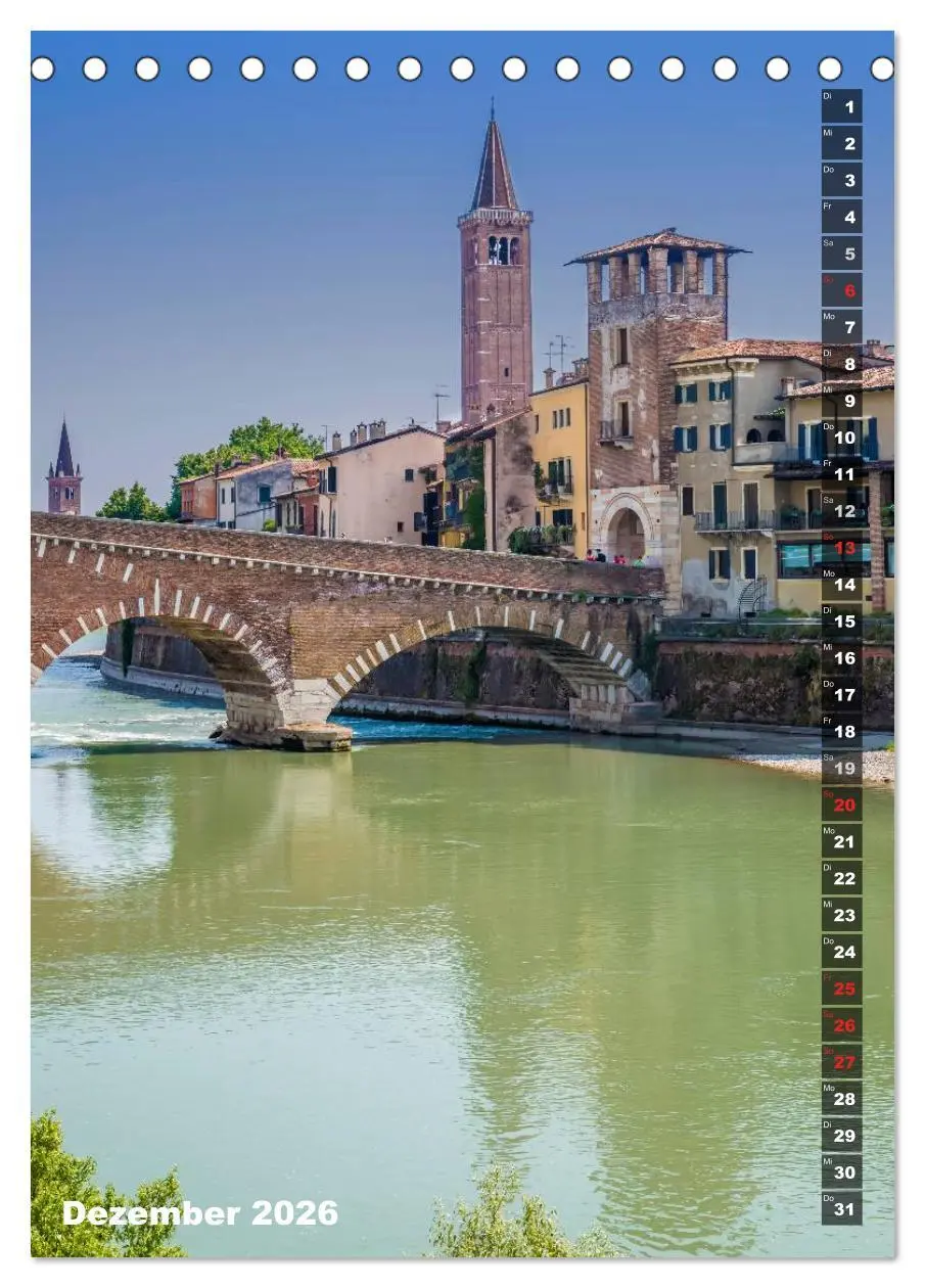 Bild: 9783516444155 | VERONA Bildschöne Altstadt (Tischkalender 2026 DIN A5 hoch),...