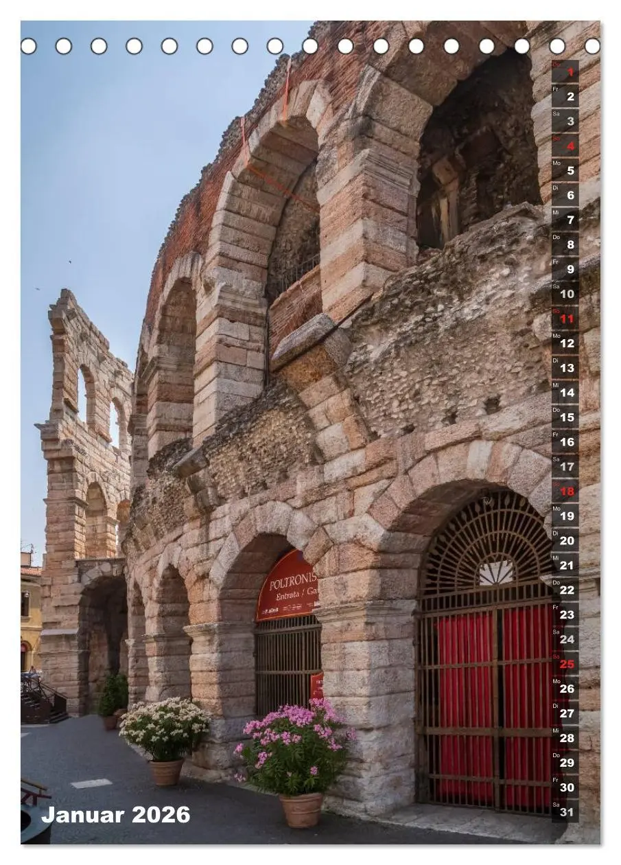 Bild: 9783516444155 | VERONA Bildschöne Altstadt (Tischkalender 2026 DIN A5 hoch),...