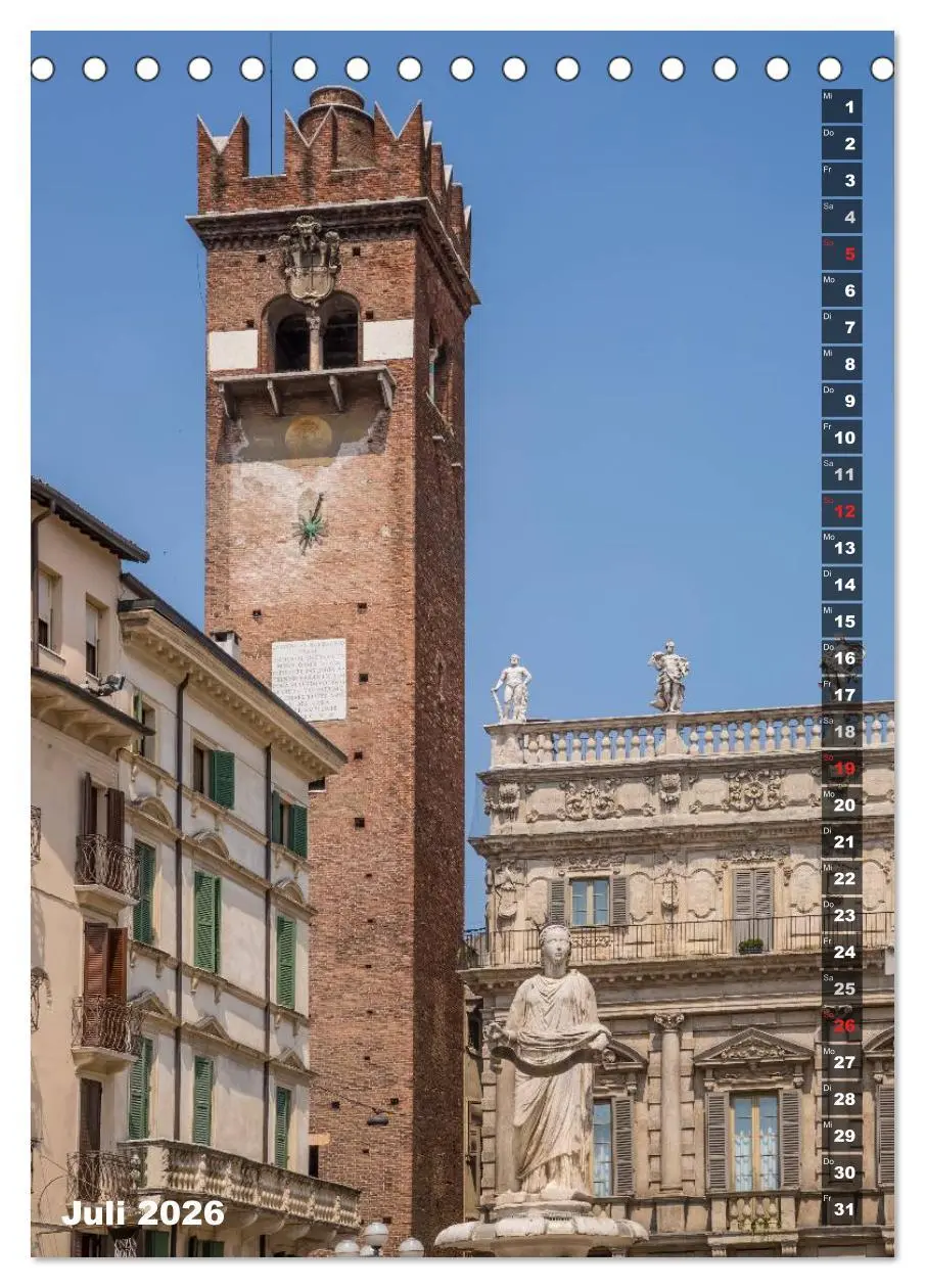 Bild: 9783516444155 | VERONA Bildschöne Altstadt (Tischkalender 2026 DIN A5 hoch),...