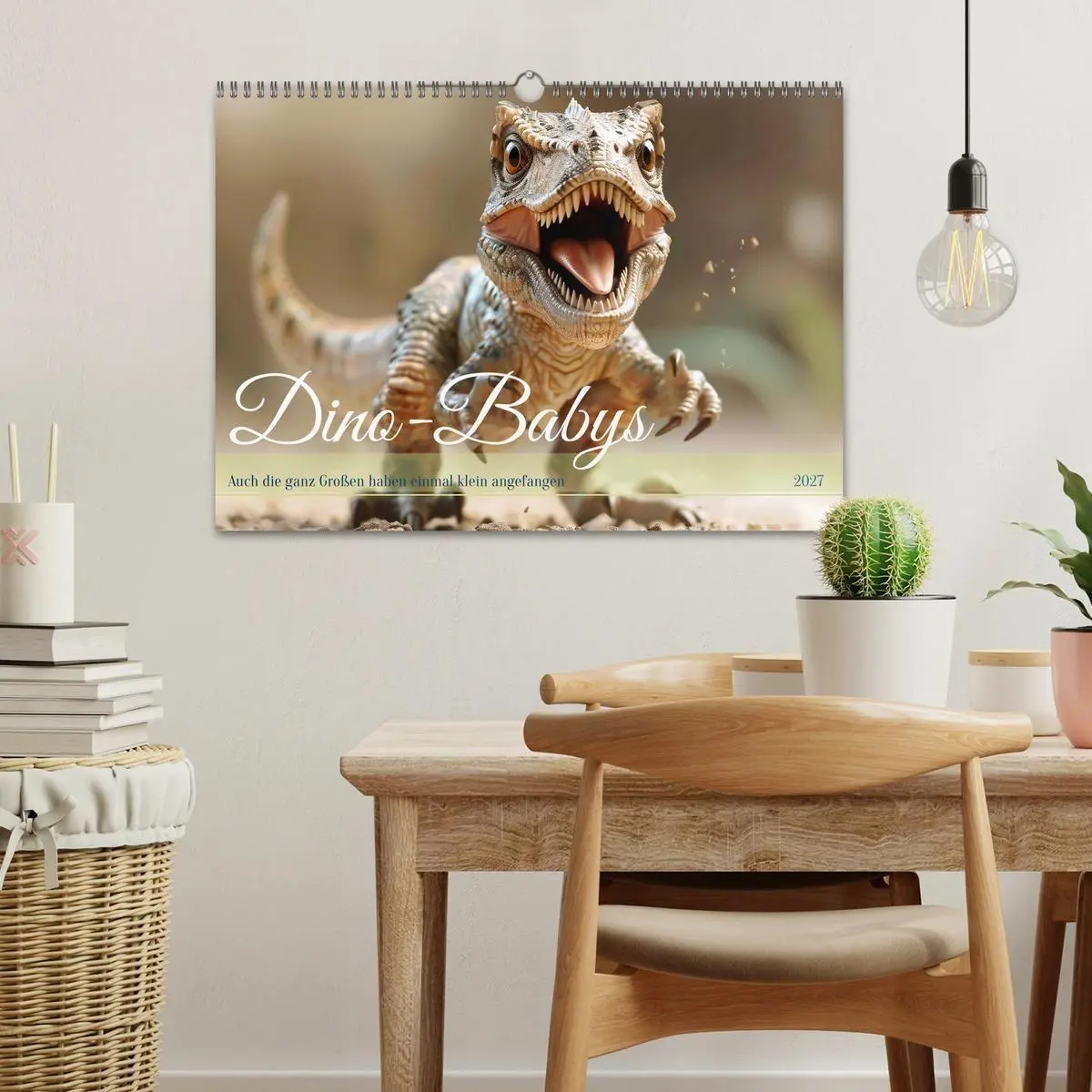 Bild: 9783569154155 | Dino-Babys (Wandkalender 2027 DIN A3 quer), CALVENDO Monatskalender