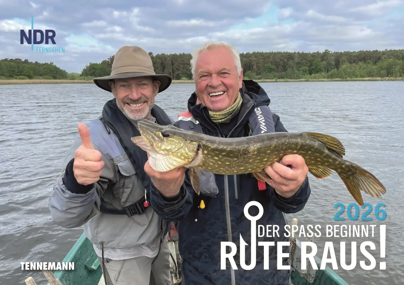 Cover: 9783910464155 | Rute raus, der Spass beginnt 2026 | TENNEMANN Verlag | Kalender | 2026