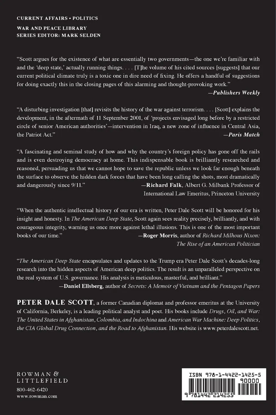 Rückseite: 9781442214255 | The American Deep State | Peter Dale Scott | Taschenbuch | Englisch