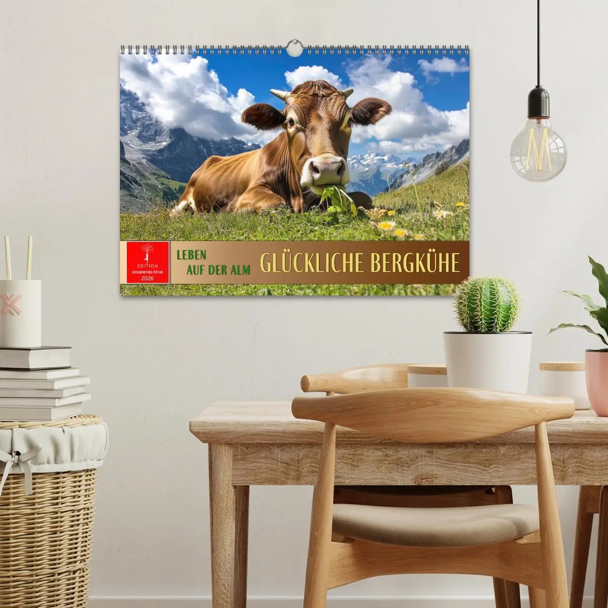 Bild: 9783457274255 | Glückliche Bergkühe - Leben auf der Alm (Wandkalender 2026 DIN A3...