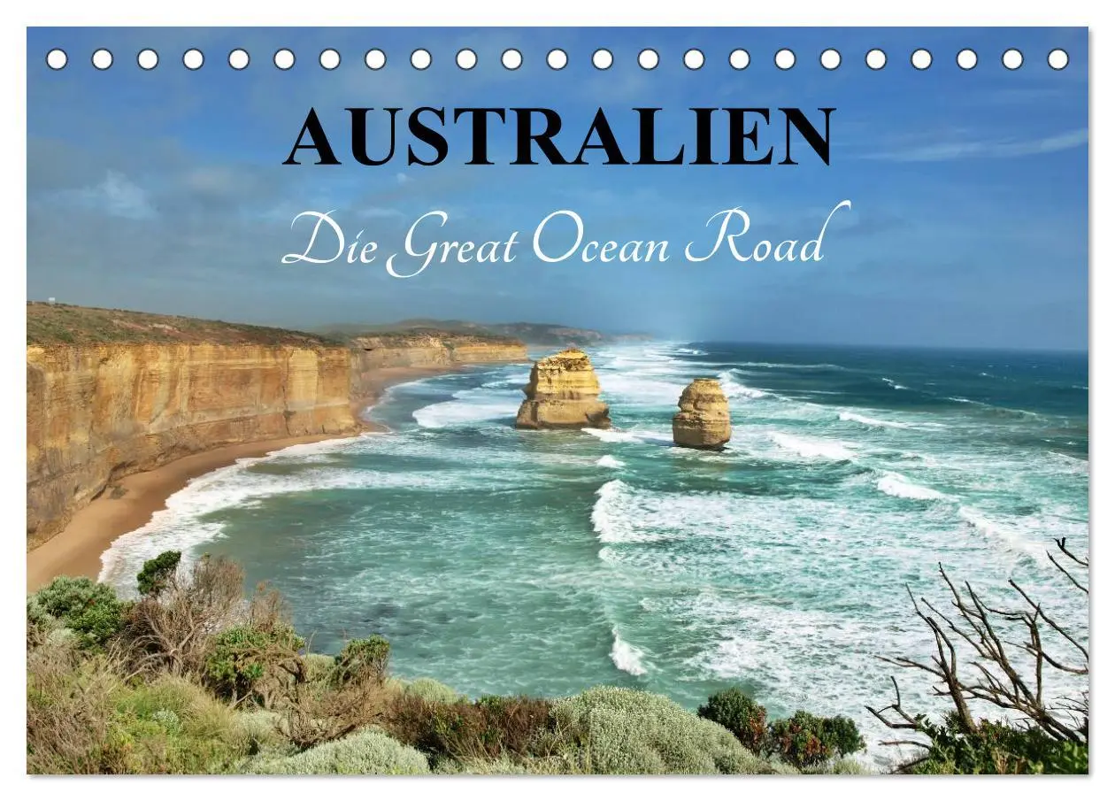 Cover: 9783516054255 | Australien - Die Great Ocean Road (Tischkalender 2026 DIN A5 quer),...