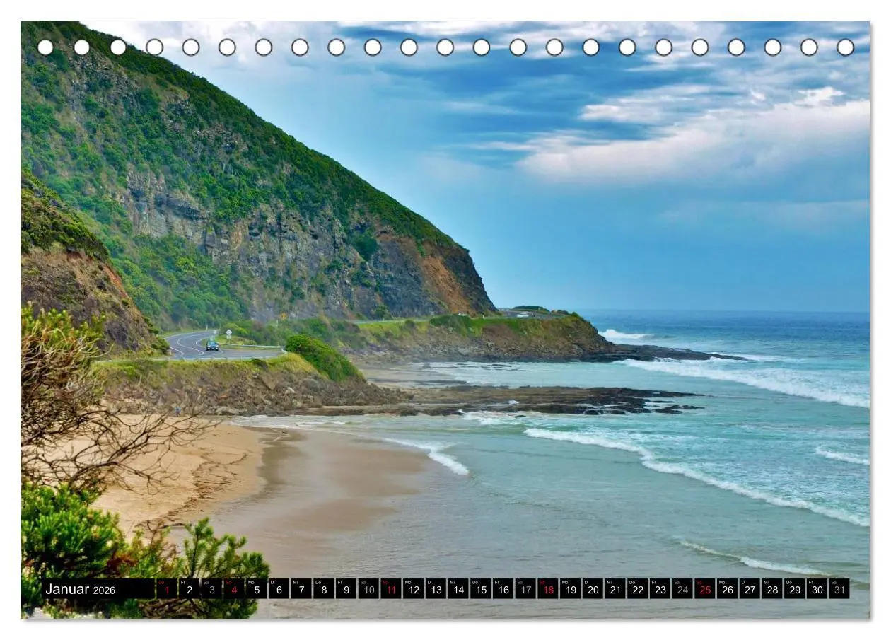 Bild: 9783516054255 | Australien - Die Great Ocean Road (Tischkalender 2026 DIN A5 quer),...