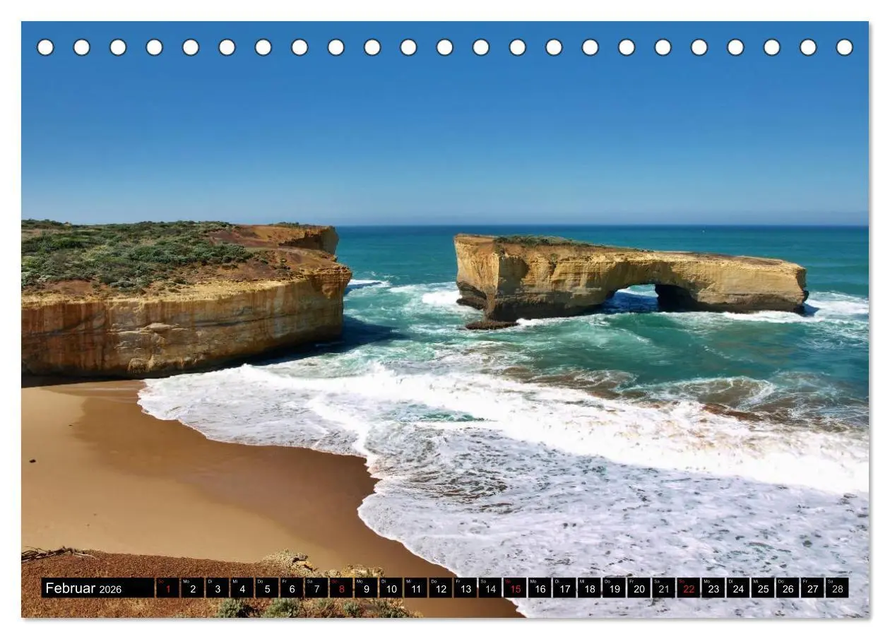 Bild: 9783516054255 | Australien - Die Great Ocean Road (Tischkalender 2026 DIN A5 quer),...