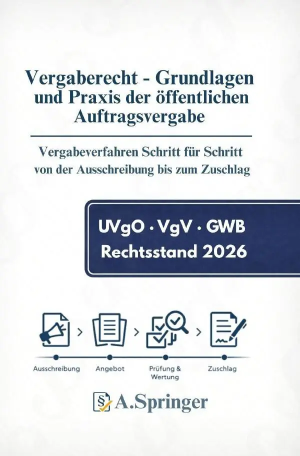 Cover: 9783565494255 | Vergaberecht - Grundlagen und Praxis der öffentlichen...