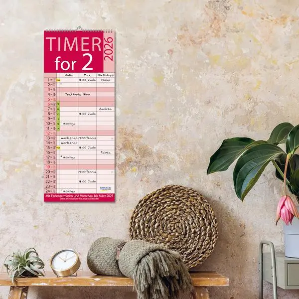 Bild: 9783731884255 | Timer for 2 Lifestyle 2026 | Verlag Korsch | Kalender | 14 S. | 2027