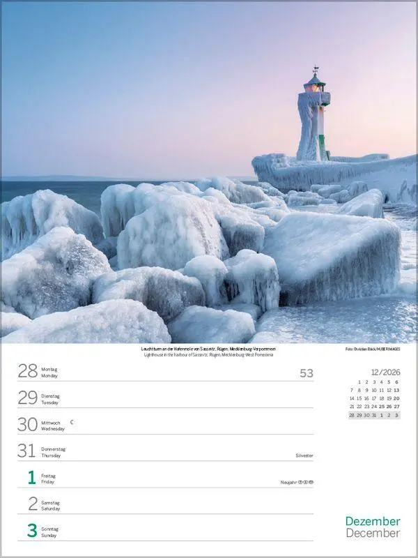 Bild: 9783819304255 | Nord- und Ostsee Wochenkalender 2027 | Korsch Verlag | Kalender | 2027