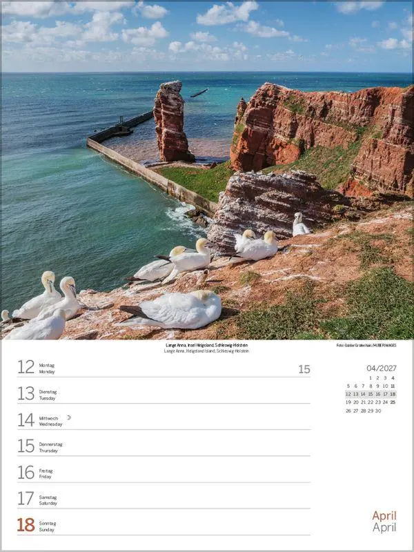 Bild: 9783819304255 | Nord- und Ostsee Wochenkalender 2027 | Korsch Verlag | Kalender | 2027
