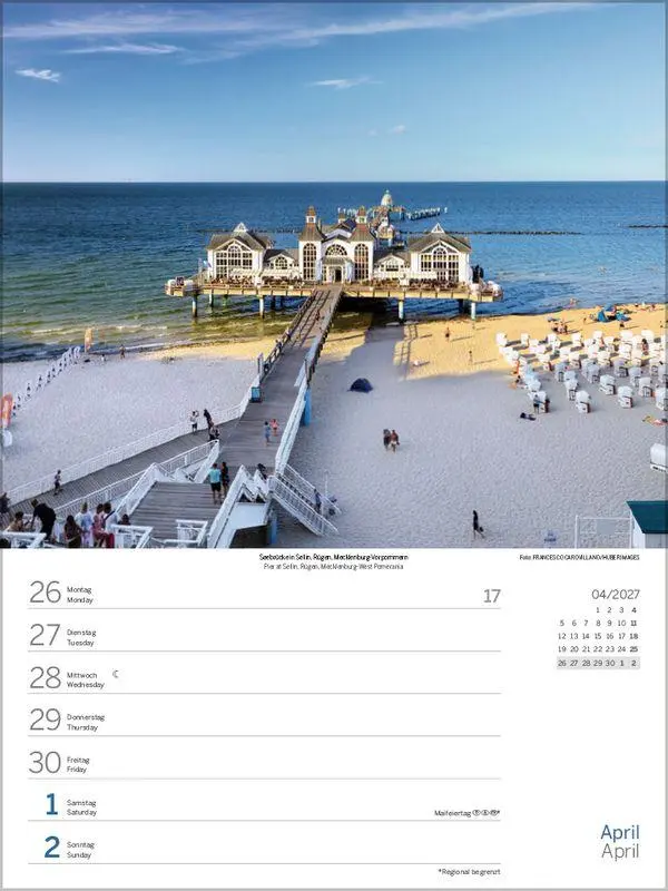 Bild: 9783819304255 | Nord- und Ostsee Wochenkalender 2027 | Korsch Verlag | Kalender | 2027