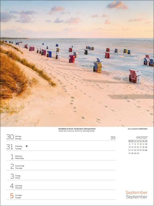 Bild: 9783819304255 | Nord- und Ostsee Wochenkalender 2027 | Korsch Verlag | Kalender | 2027