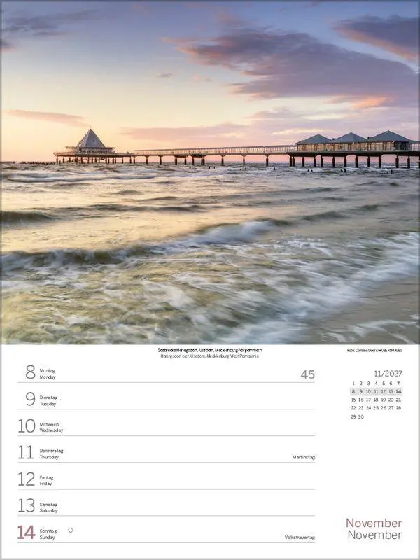 Bild: 9783819304255 | Nord- und Ostsee Wochenkalender 2027 | Korsch Verlag | Kalender | 2027