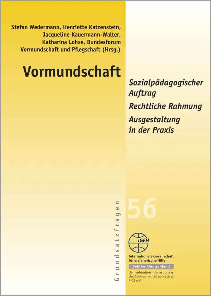 Cover: 9783947704255 | Vormundschaft | Stefan Wedermann | Taschenbuch | Deutsch | 2021
