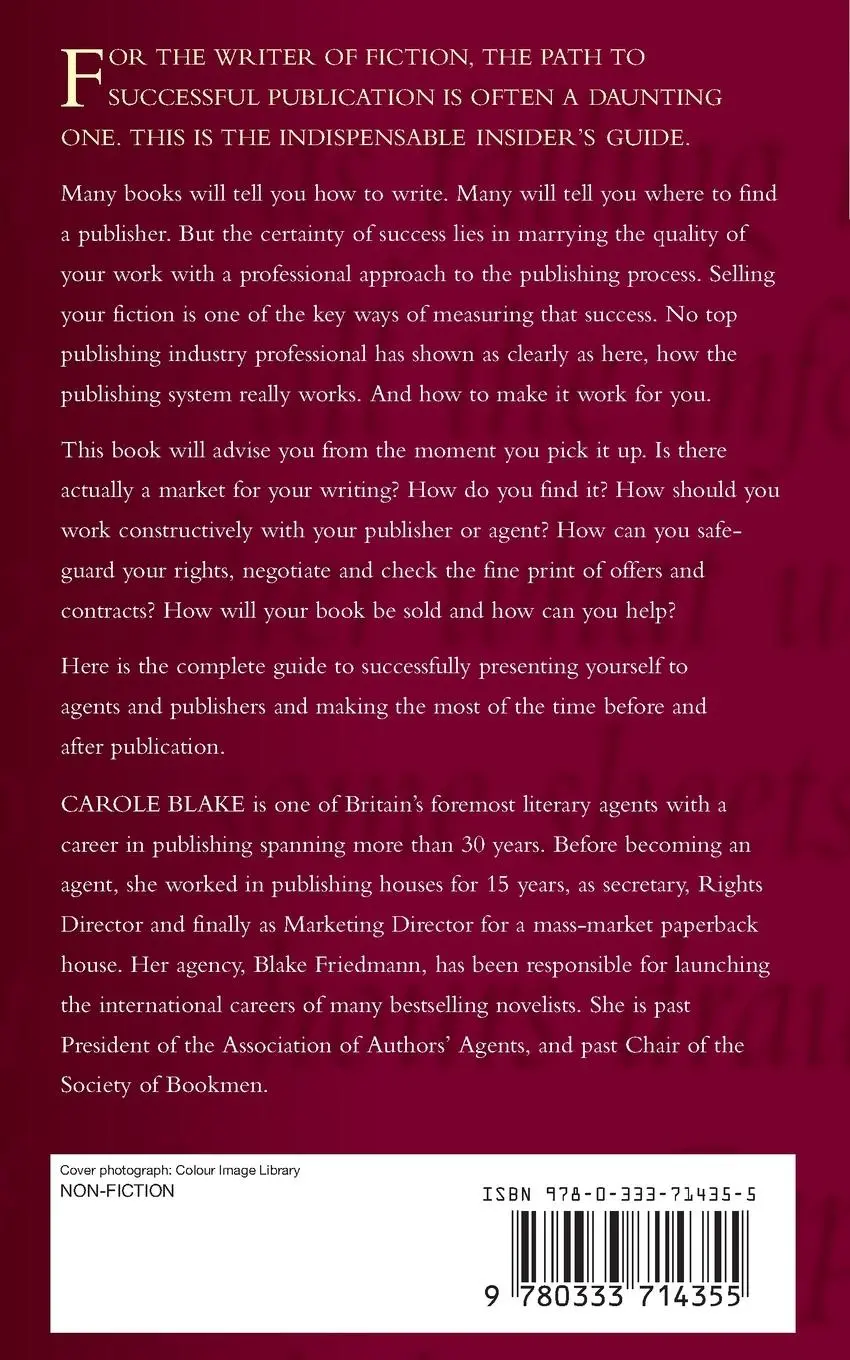 Rückseite: 9780333714355 | From Pitch to Publication | Carole Blake | Taschenbuch | Englisch