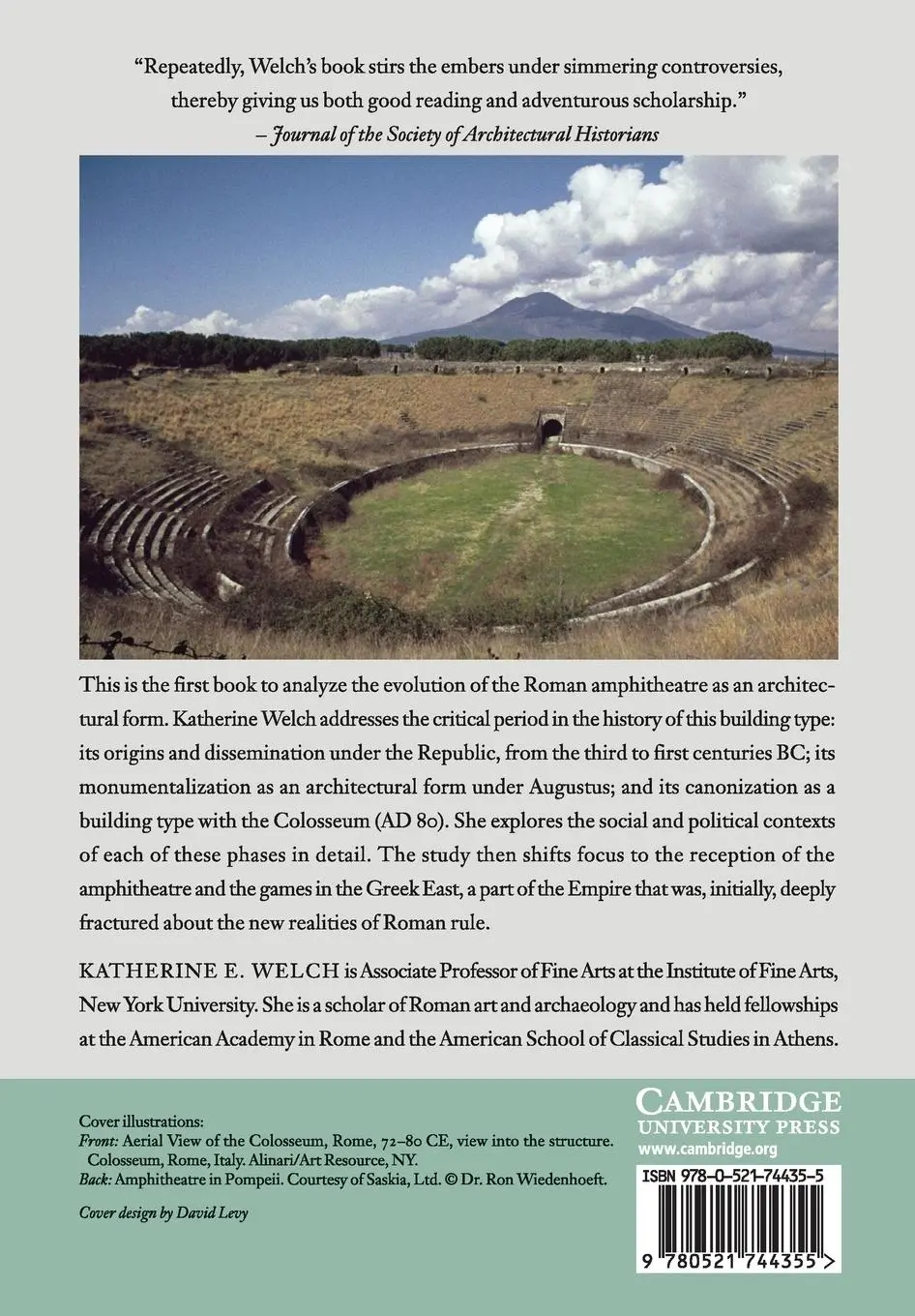Rückseite: 9780521744355 | The Roman Amphitheatre | Katherine Welch | Taschenbuch | Englisch