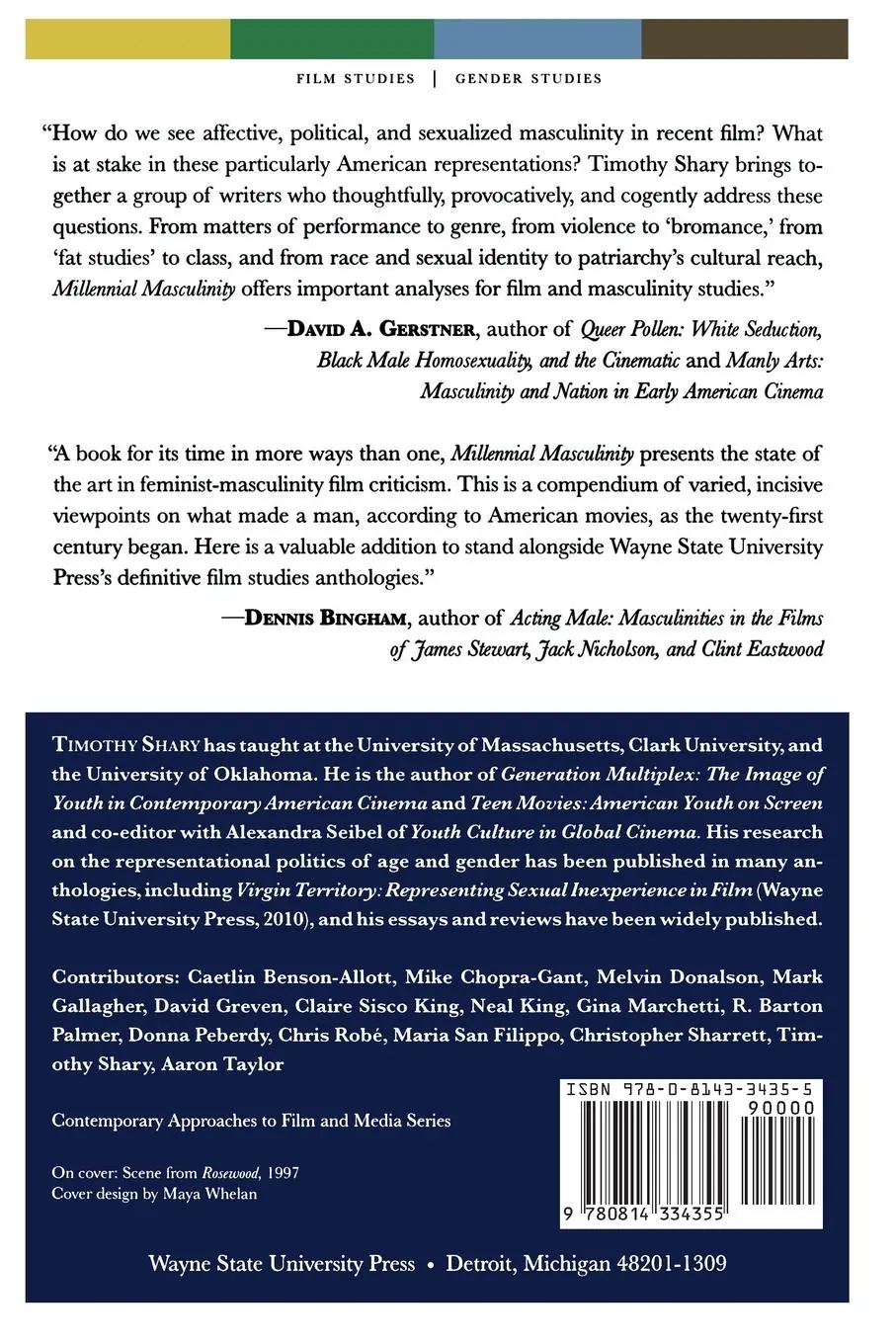 Rückseite: 9780814334355 | Millennial Masculinity | Men in Contemporary American Cinema | Shary