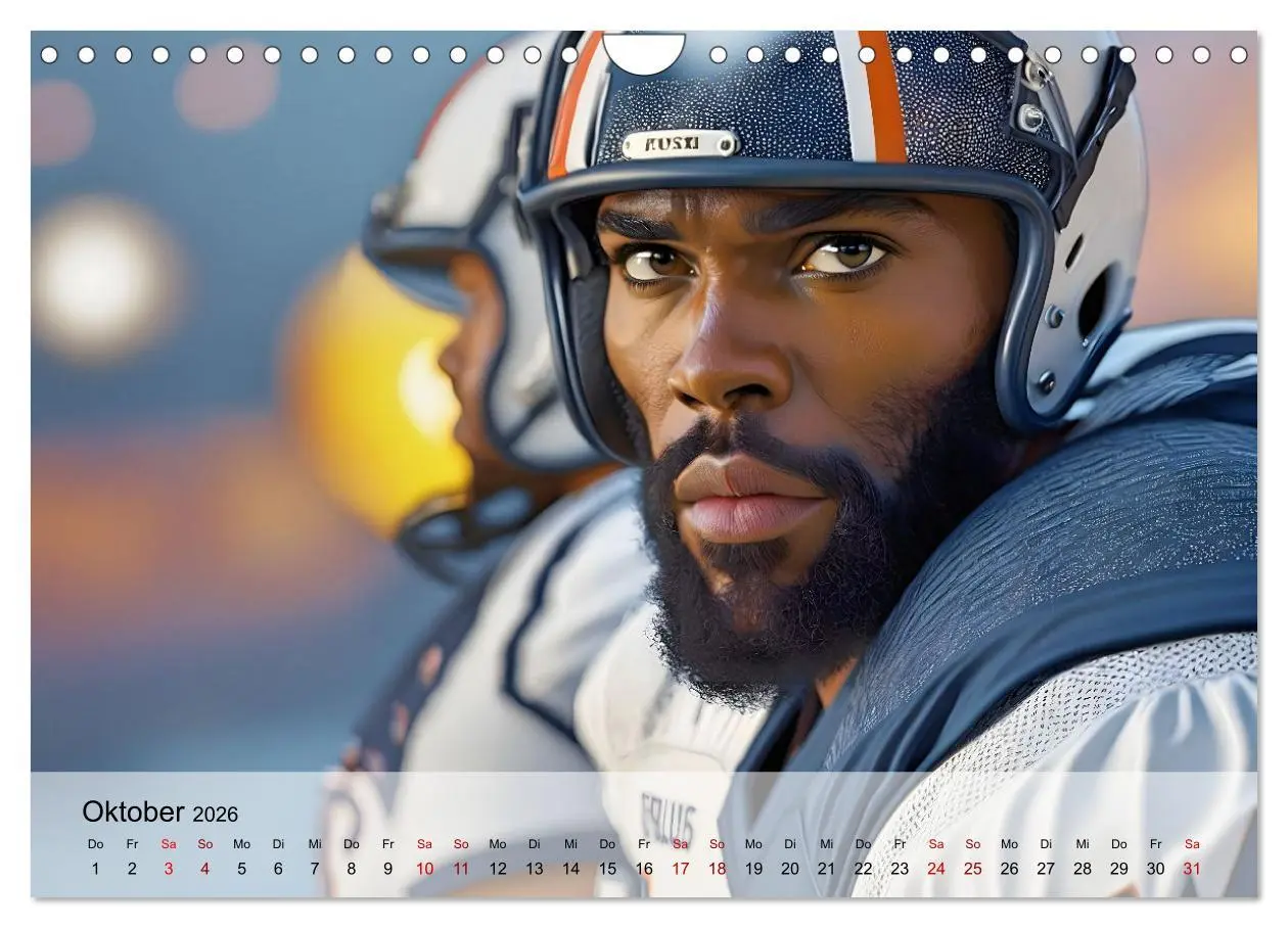 Bild: 9783457264355 | American Football - im Team zum Sieg (Wandkalender 2026 DIN A4...