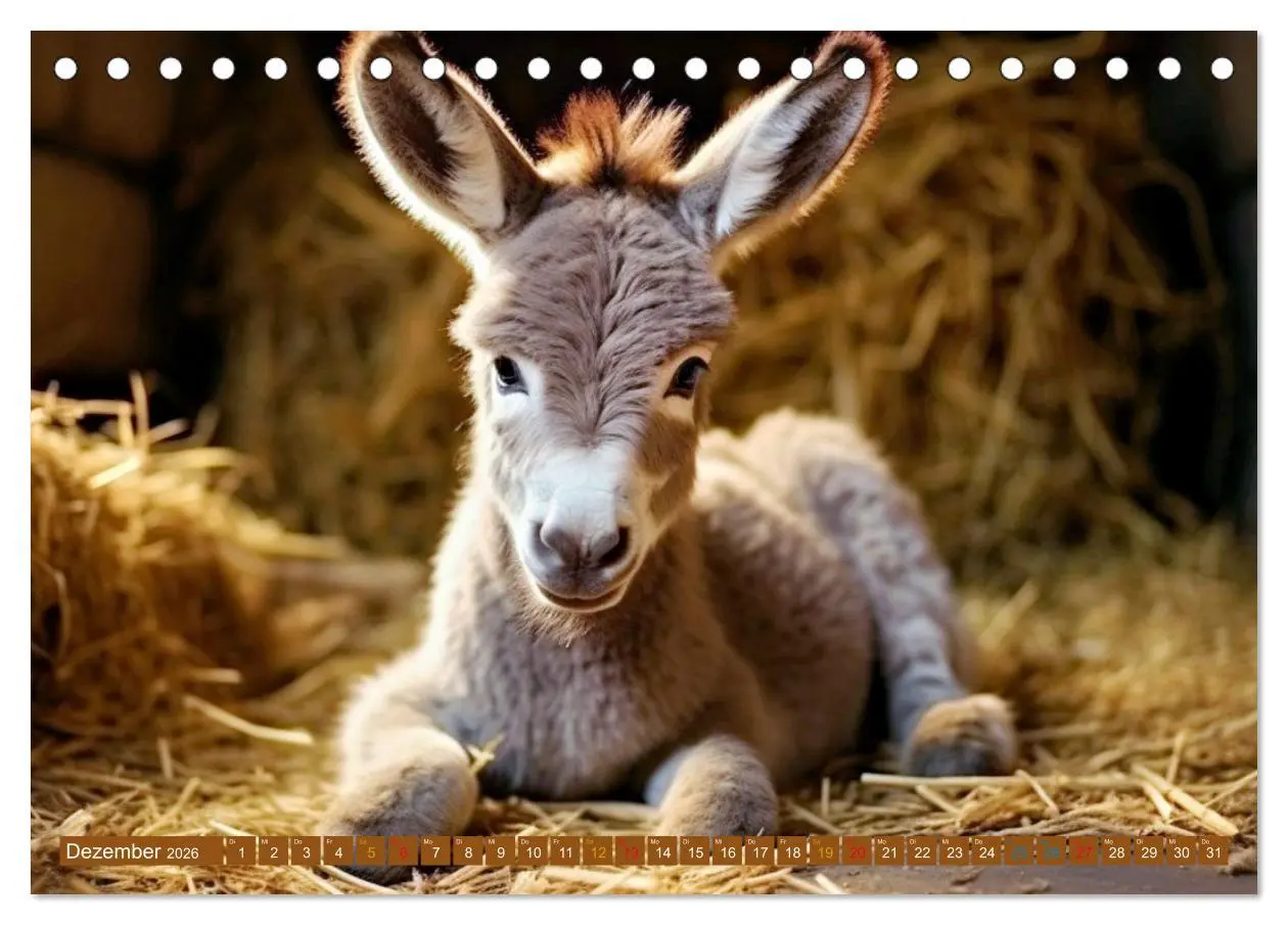 Bild: 9783457404355 | Tierkinder auf dem Land (Tischkalender 2026 DIN A5 quer), CALVENDO...