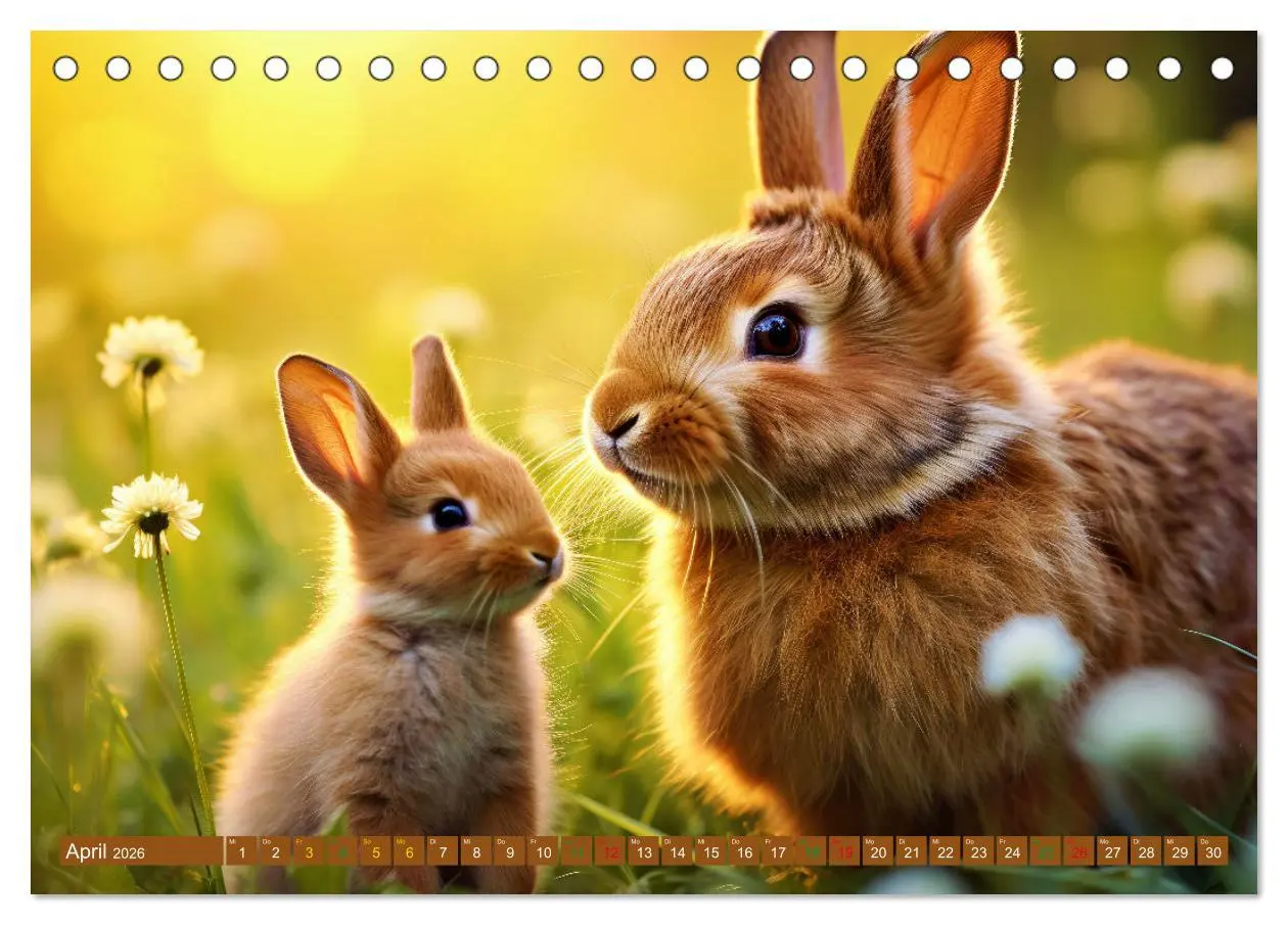 Bild: 9783457404355 | Tierkinder auf dem Land (Tischkalender 2026 DIN A5 quer), CALVENDO...