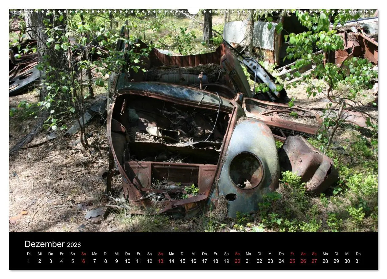Bild: 9783516114355 | Schrottautos im Kyrkö Mosse (hochwertiger Premium Wandkalender 2026...