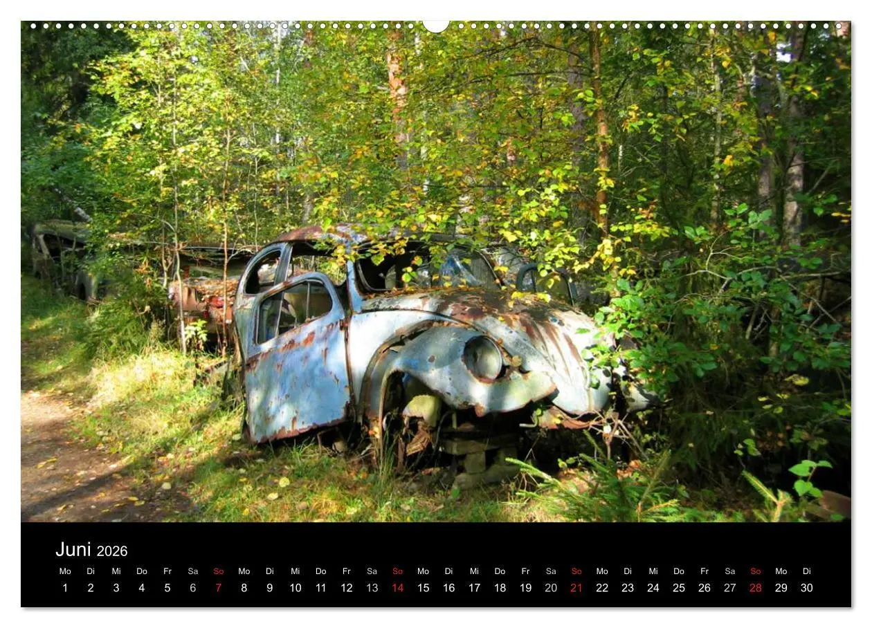 Bild: 9783516114355 | Schrottautos im Kyrkö Mosse (hochwertiger Premium Wandkalender 2026...