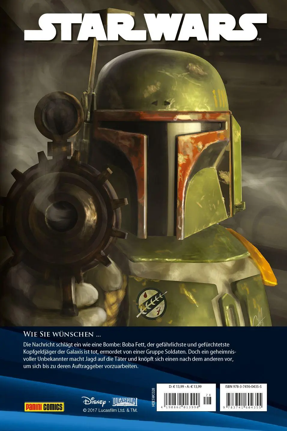 Rückseite: 9783741604355 | Star Wars Comic-Kollektion | Bd. 28: Blutsbande II: Boba Fett ist tot