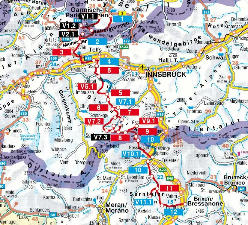 Bild: 9783763314355 | Alpenüberquerung Garmisch - Brixen | Andrea Strauß (u. a.) | Buch