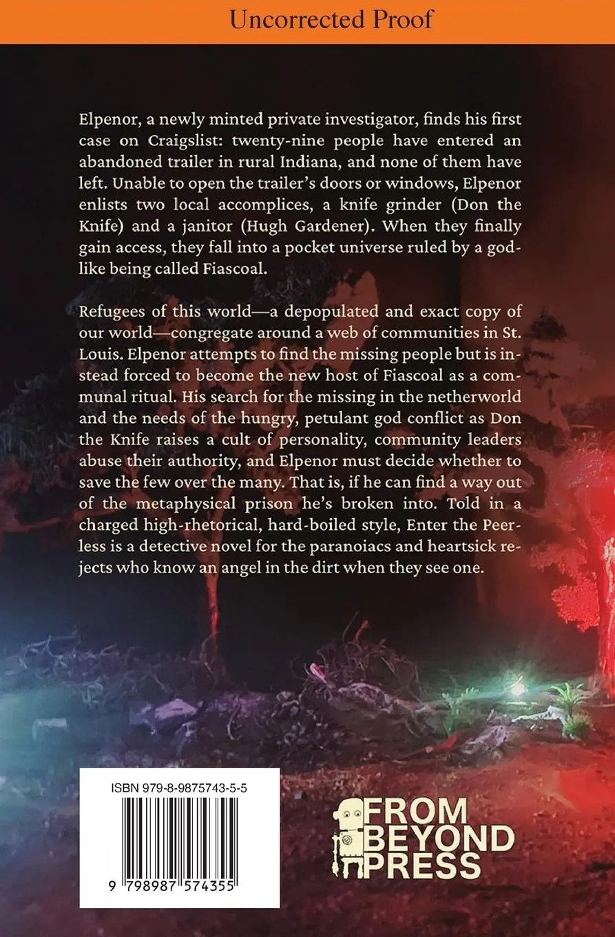 Rückseite: 9798987574355 | Enter the Peerless | Kyle Winkler | Taschenbuch | Englisch | 2025