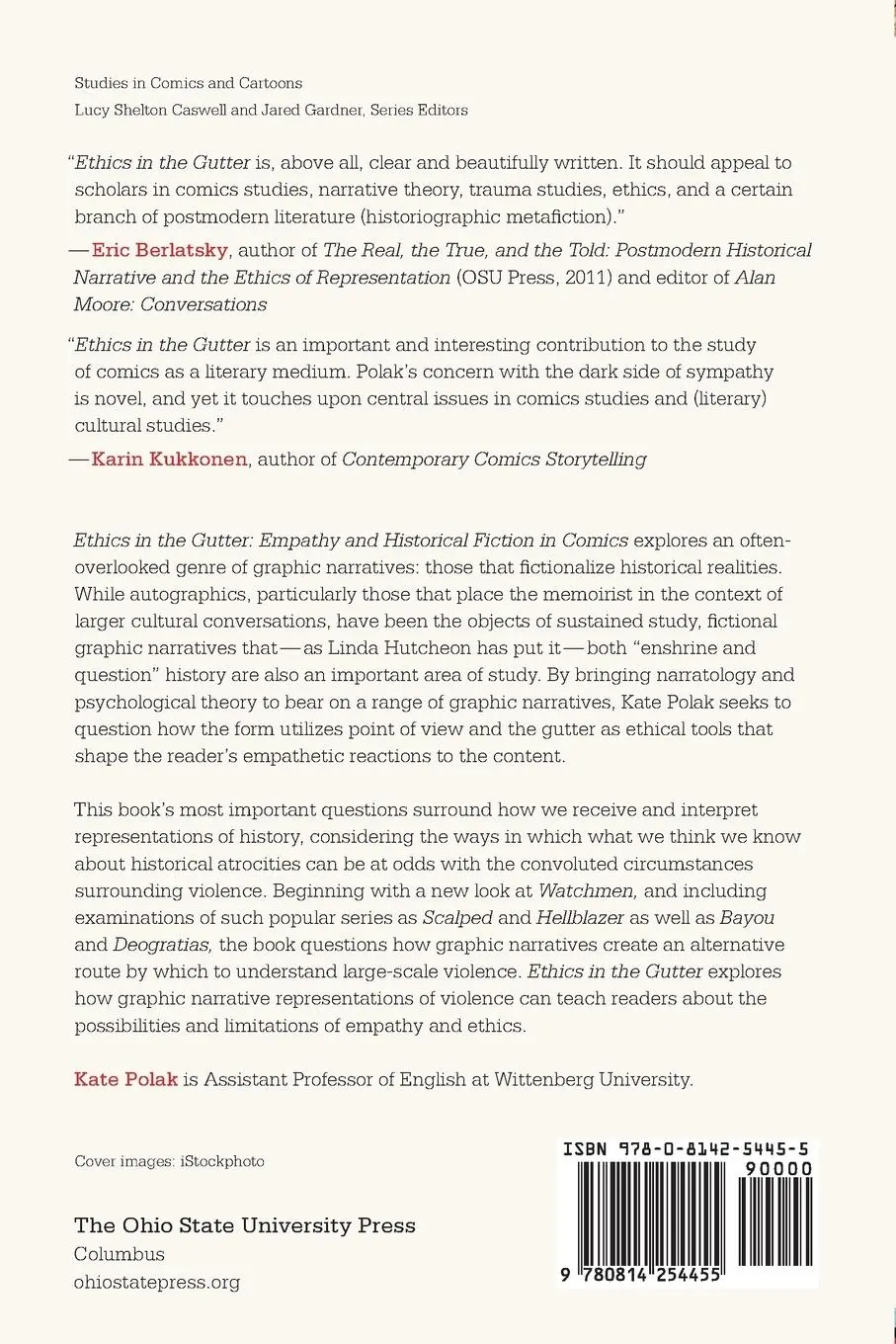 Rückseite: 9780814254455 | Ethics in the Gutter | Empathy and Historical Fiction in Comics | Buch