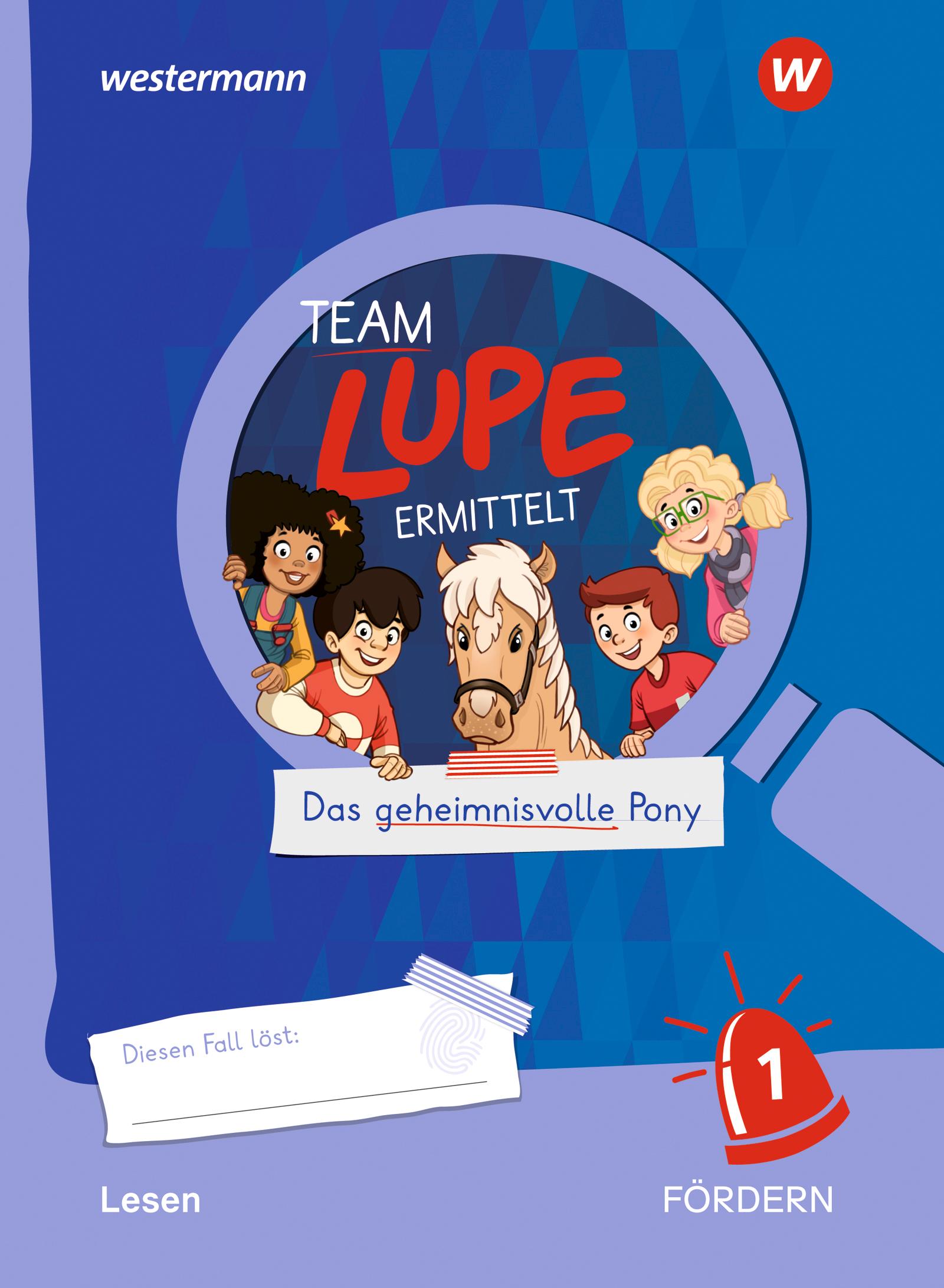 Cover: 9783141414455 | TEAM LUPE ERMITTELT - Übungshefte. Lesen 1 fördern | Anjum | Broschüre