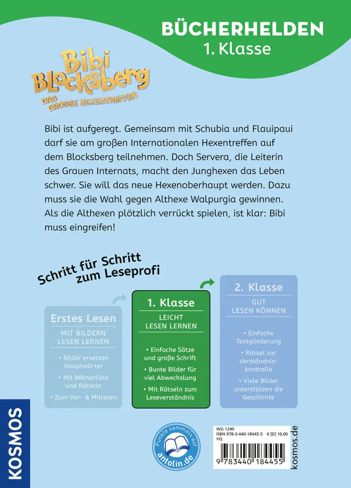 Bild: 9783440184455 | Bibi Blocksberg, Bücherhelden 1. Klasse, Das große Hexentreffen | Buch