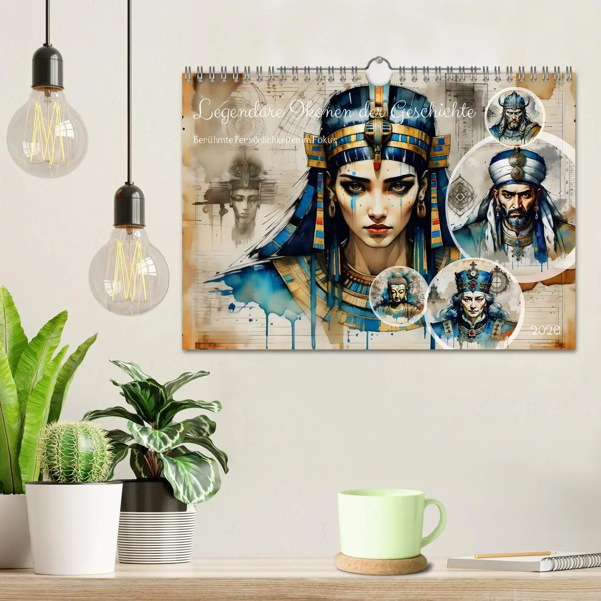 Bild: 9783457324455 | Legendäre Ikonen der Geschichte (Wandkalender 2026 DIN A4 quer),...